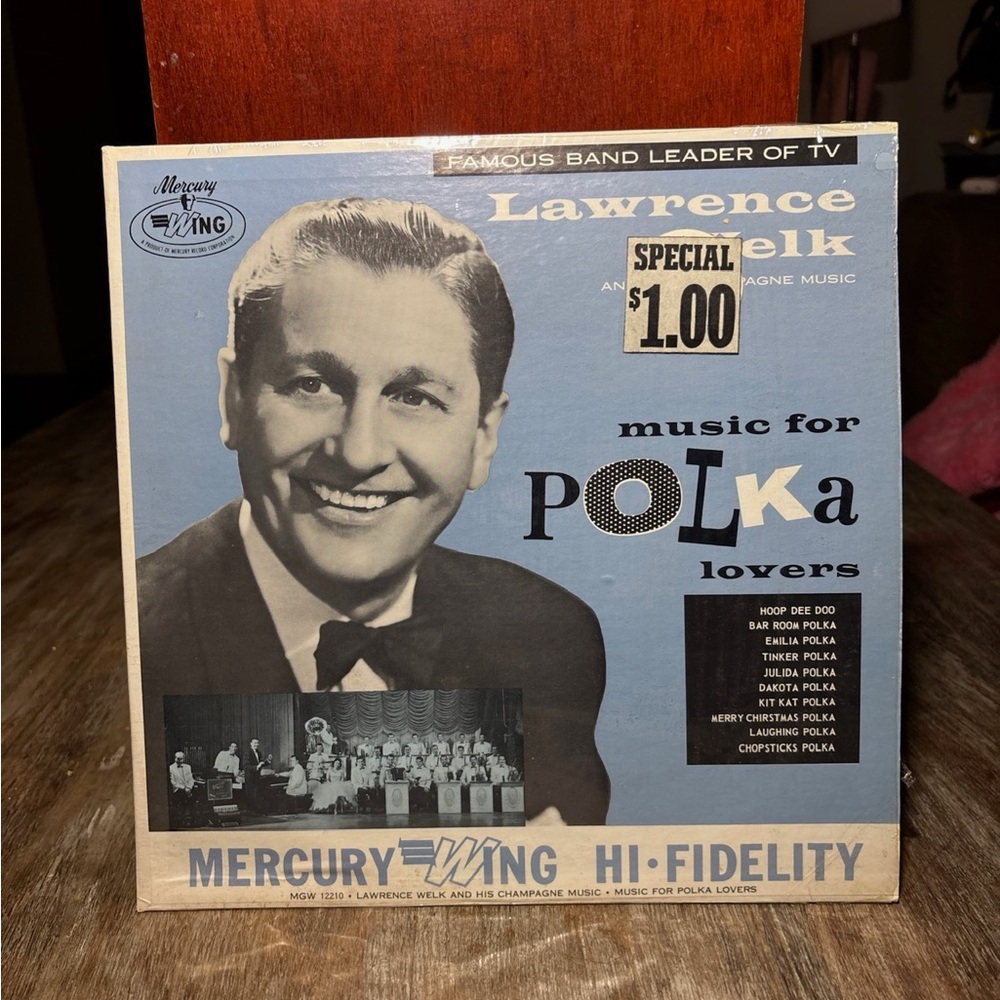 Lawrence Welk And His Champagne Music Music For Polka Lovers (Vinyl, 1956) Mercu